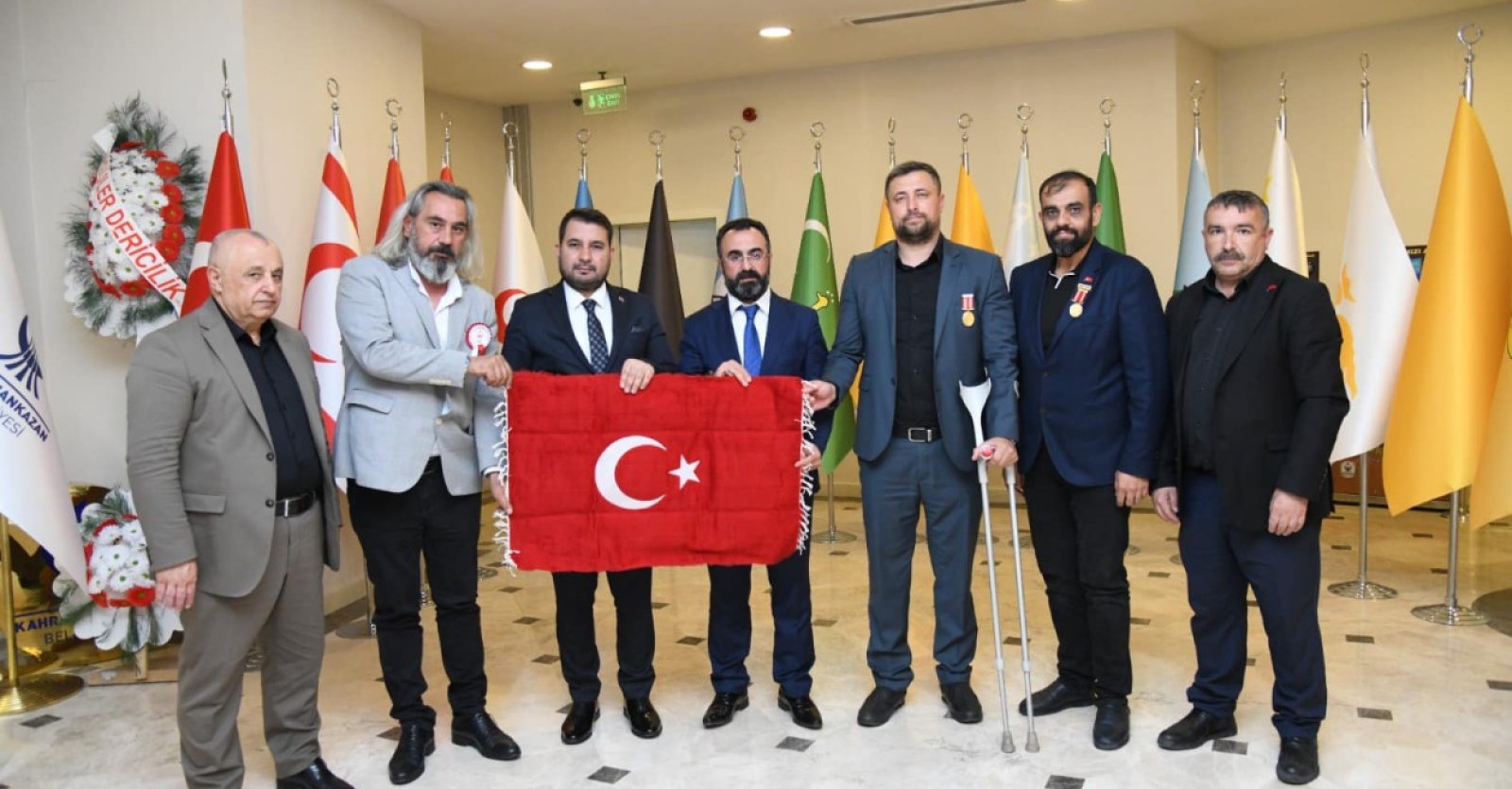Türkiye Gaziler ve Şehit Aileleri Vakfı Başkanı Lokman Aylar Makam Ziyareti