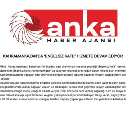 ANKA HABER- KAHRAMANKAZAN BELEDİYESİ EKİPLERİNDEN YEŞİL ALAN MESAİSİ