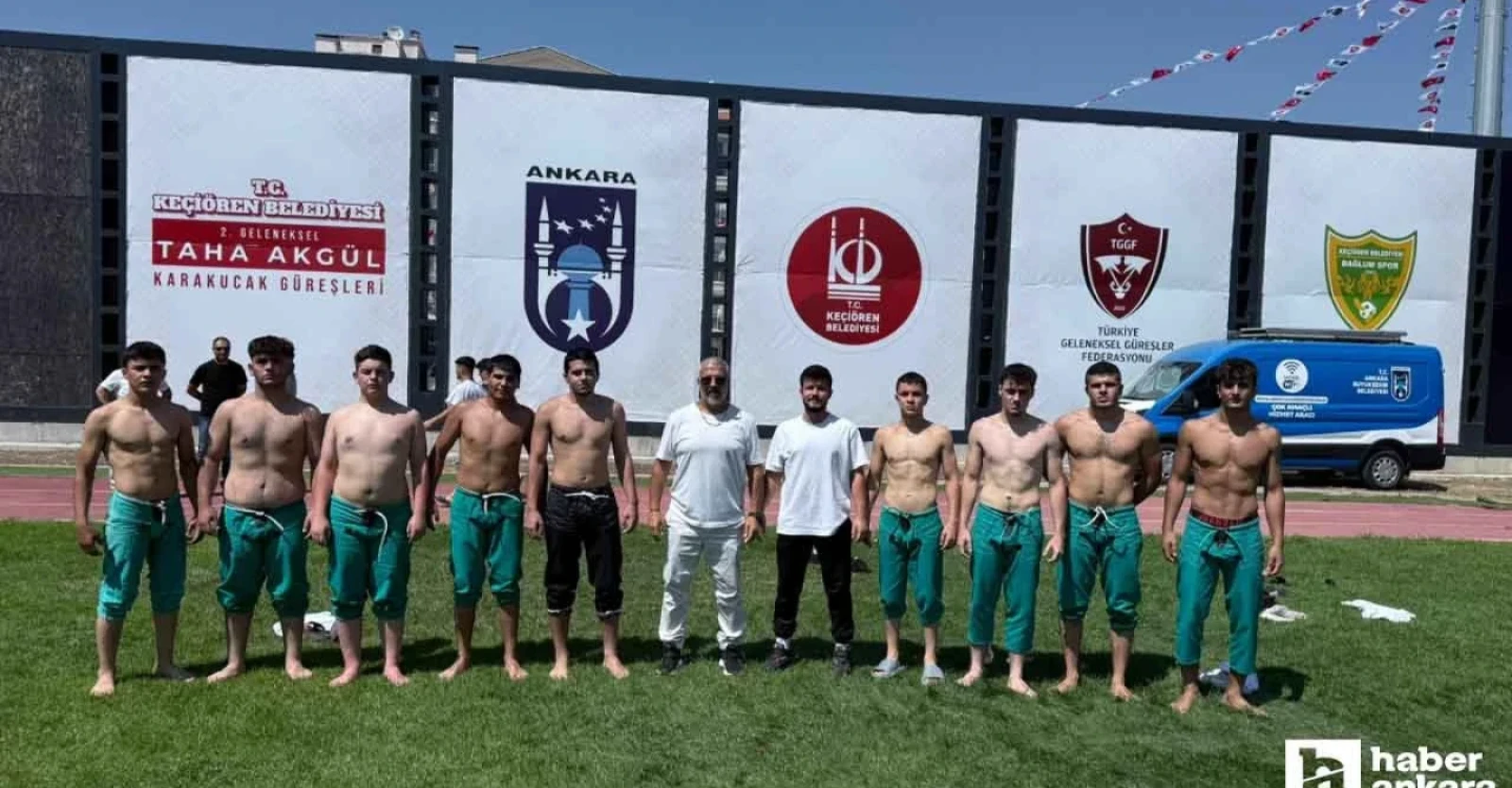 HABER ANKARA-KAHRAMANKAZAN BELEDİYE SPOR KULÜBÜ GÜREŞ TAKIMI KEÇİÖREN'DE ER MEYDANINA ÇIKTI!