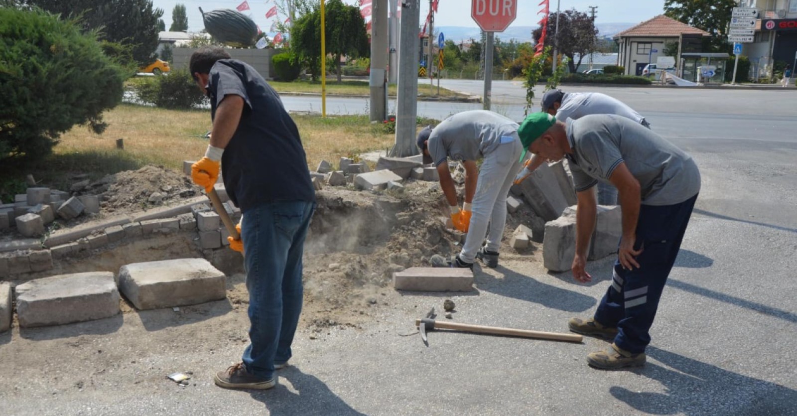 FEN İŞLERİ FAALİYETLERİ SÜRÜYOR
