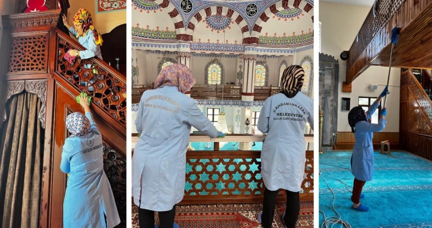 İLÇE GENELİNDE CAMİLER PIRIL PIRIL