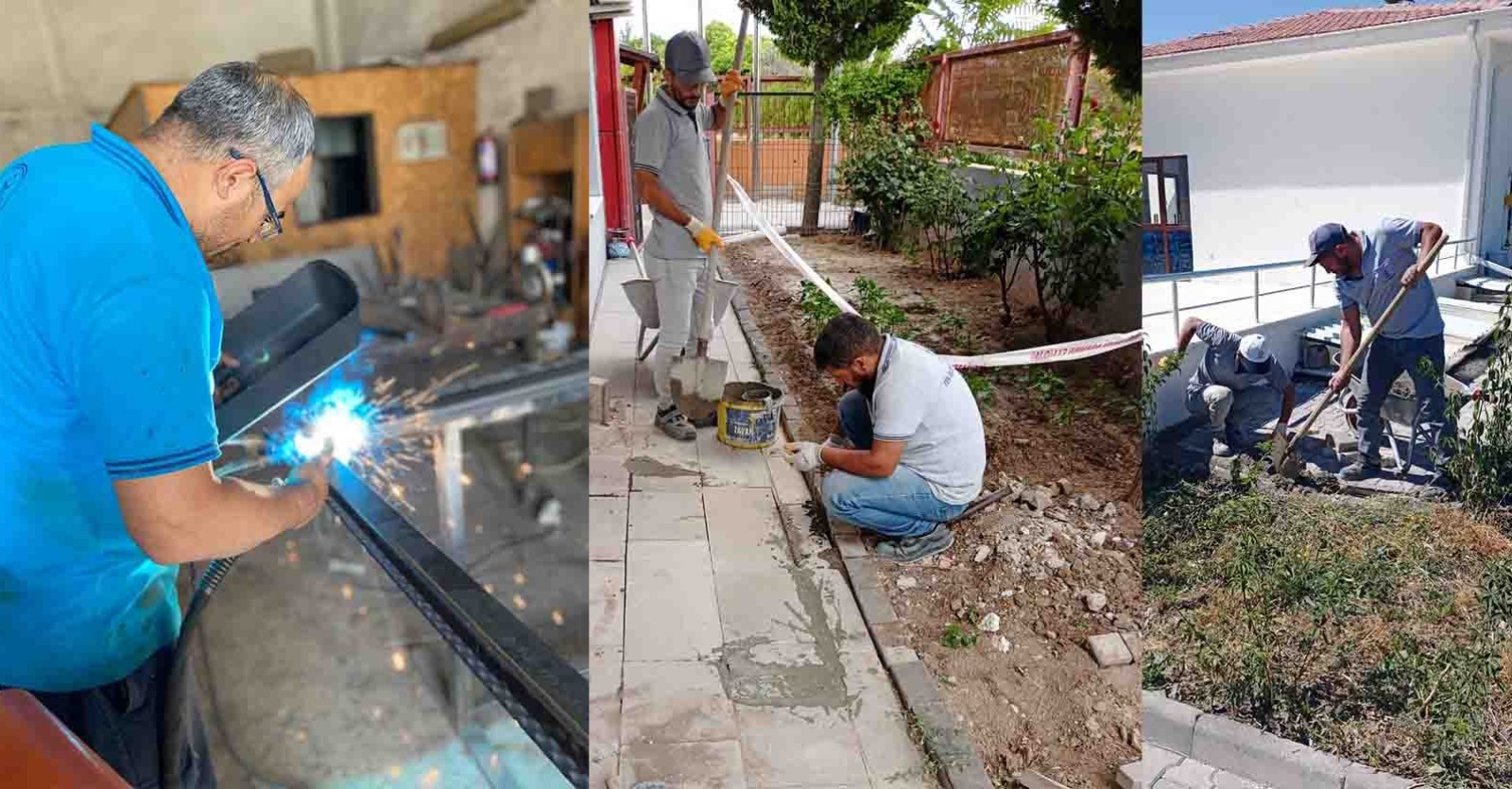 FEN İŞLERİ EKİPLERİ HIZ KESMİYOR