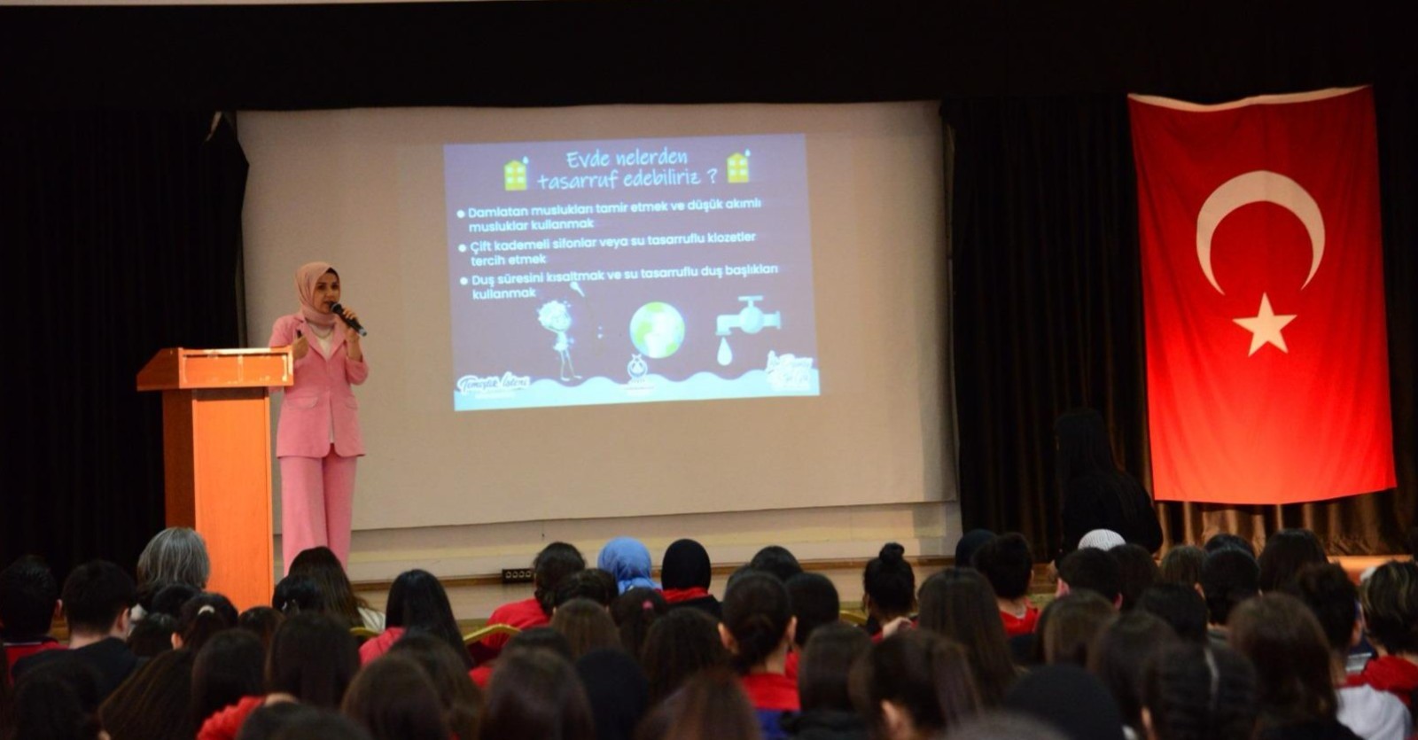 TEMİZLİK İŞLERİ MÜDÜRLÜĞÜ'NDEN SU FARKINDALIĞI SEMİNERİ