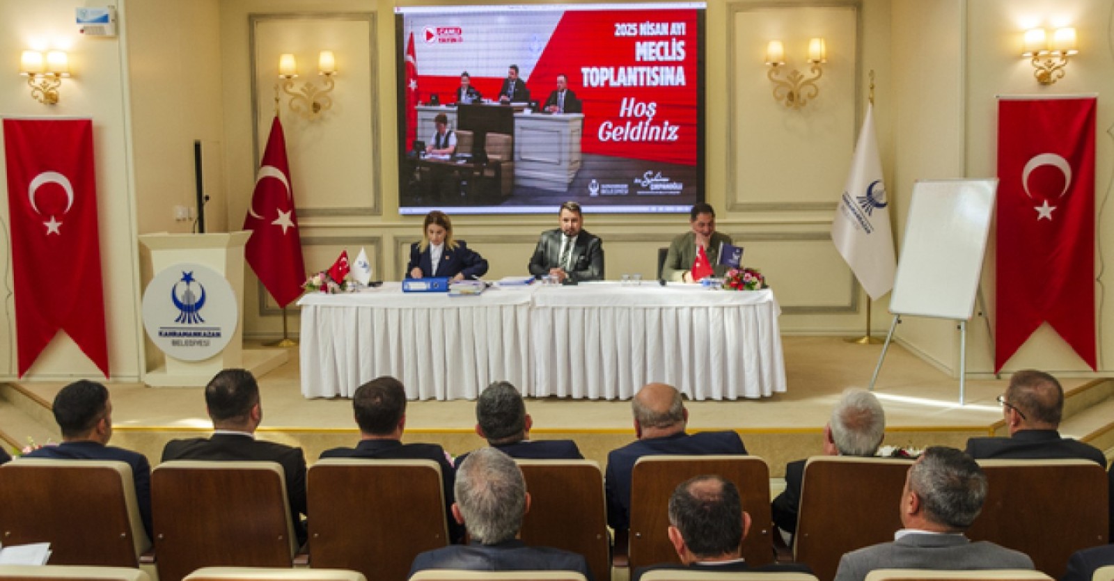 HABERTÜRK-KAHRAMANKAZAN BELEDİYESİ NİSAN AYI MECLİS TOPLANTISI YAPILDI
